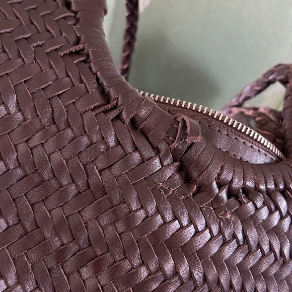 Brown Woven Handbag - Picture 3 of 4